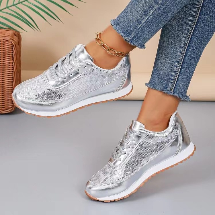 Women's Thick-soled Casual Lin Film Sneaker foto 2