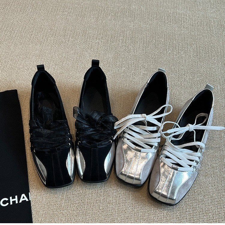 Niche-style White Sneakers And Ballet Flats For Women foto 3