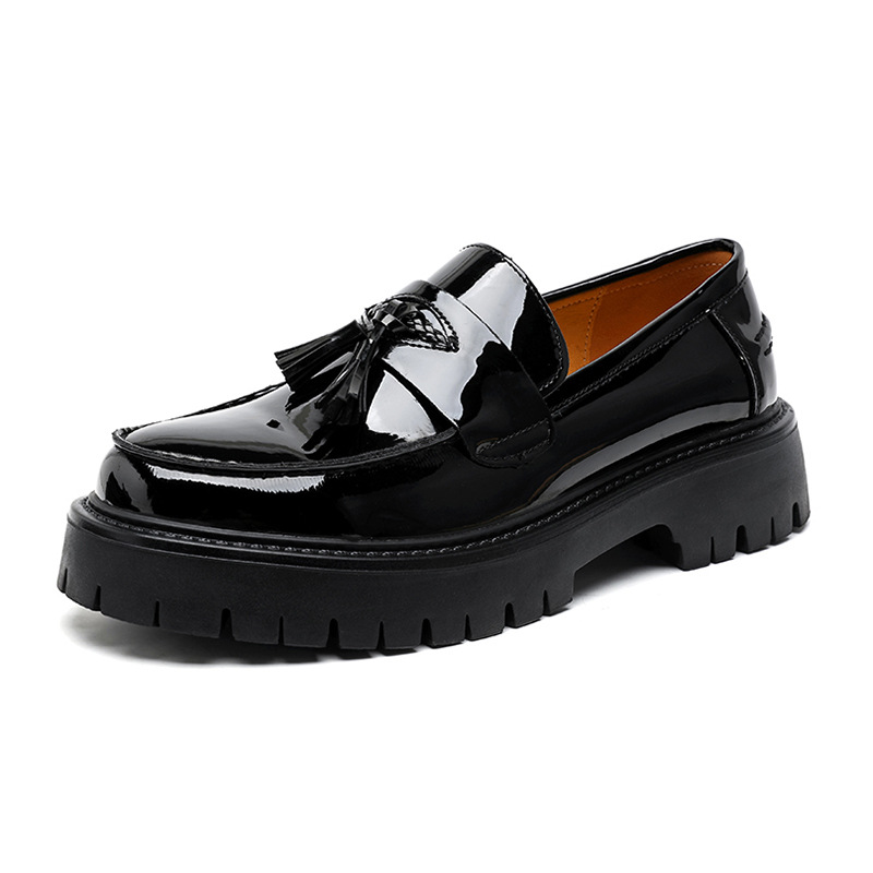 British Leather Shoes Men's Platform foto 5
