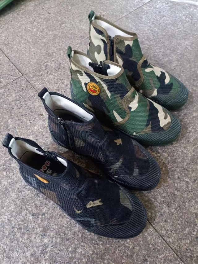 High-top Slip-on Side Zipper Breathable And Wearable Labor Protection Shoes foto 5