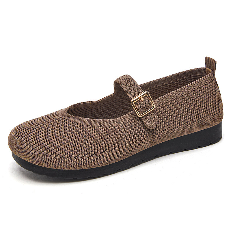 Flat Bottom Slip-on Soft Bottom Round Head Shoes With No Tired Feet foto 5