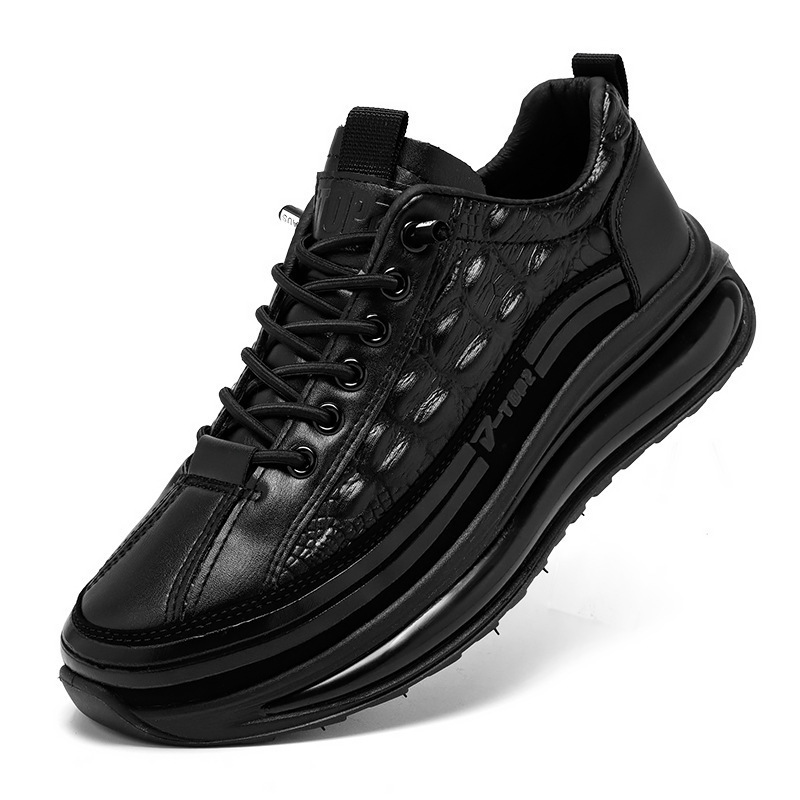 New Springautumn Mens Casual Shoes With Thick Soles foto 5