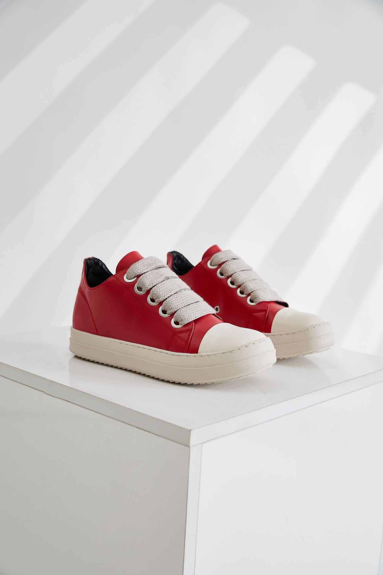 Thick Shoelace Personalized Thick Bottom Stitching Candy Color Women's Shoes foto 4
