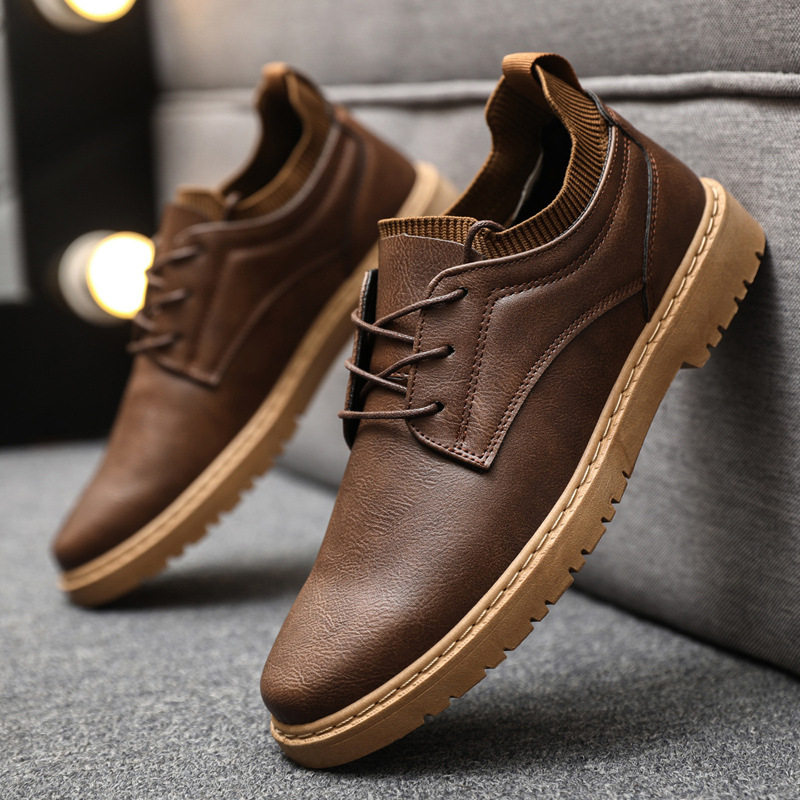 Plus Size Business Casual Leather Shoes Summer foto 3