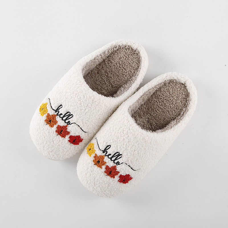 Women's Warm Winter Cotton Slippers With Thick Soft Sole And Anti-Slip foto 4