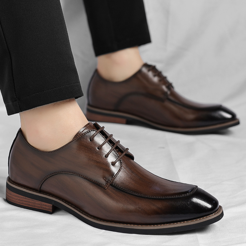 Business Formal Wear Height Increasing Insole Casual Men's Shoes foto 5