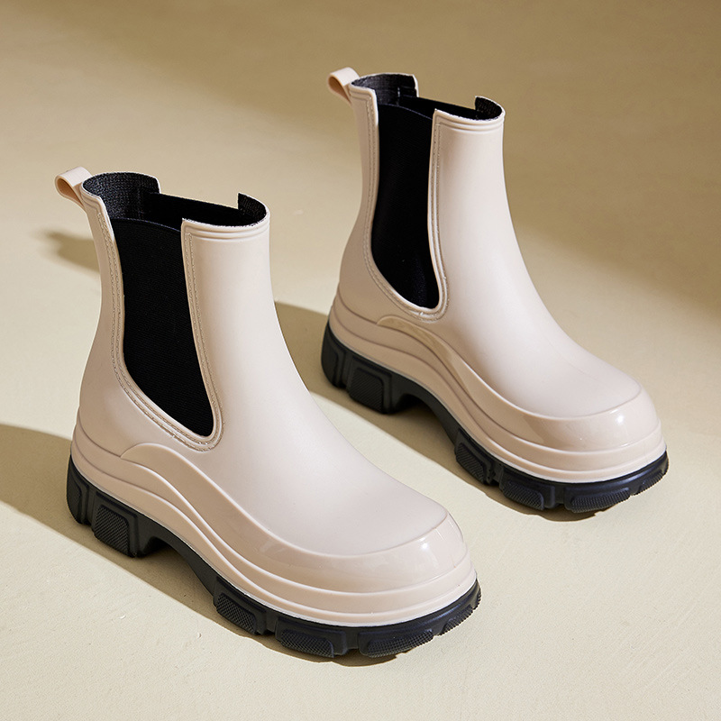 Womens Waterproof And Non-slip Rubber Rain Boots foto 4