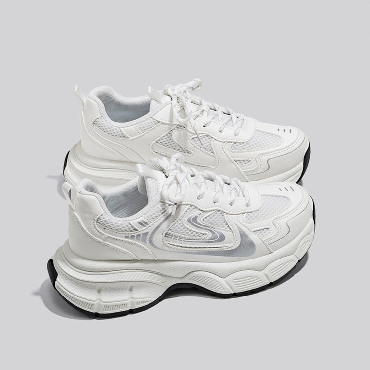 Womens Breathable Mesh Casual Running Shoes foto 2
