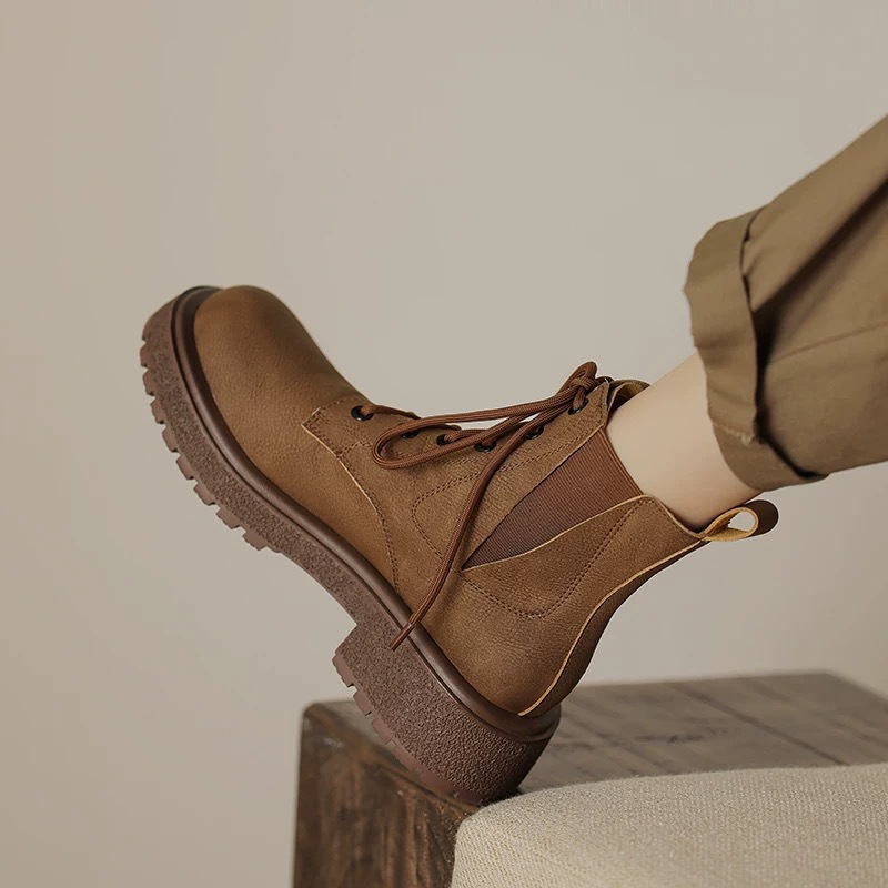 Women's Martin Boots Thick-soled Chelsea Boots foto 5