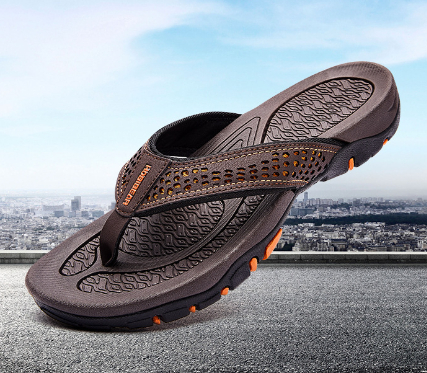 Men's Flip Flops Summer New Comfort Wear-resistant Home Single Strap Slides Outdoor Leisure All-match Flip-flops Men foto 3