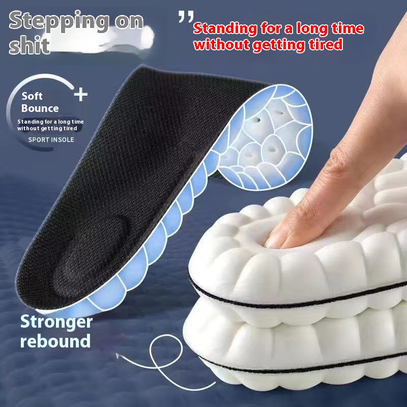 Anti Odor Sweat Absorbing Breathable High Elasticity Insole foto 2