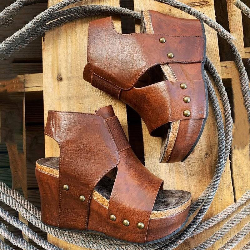 Wedge-heeled Open-toe Sandals For Women foto 2