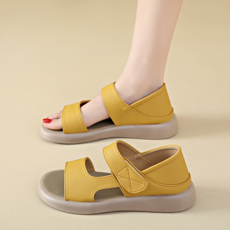 New Women's Round-toe Flat Sandals foto 3