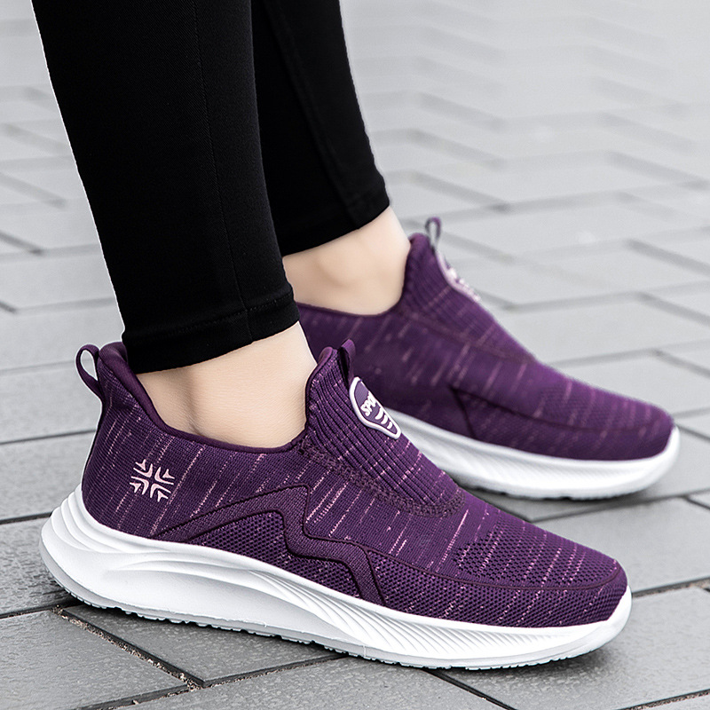 Middle-aged And Elderly Walking Shoes Soft Bottom Widened Mesh Surface Breathable Shoes foto 4