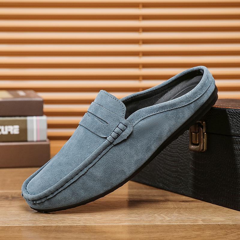 Men's Casual Slip-On Soft-Soled Half Slippers foto 2