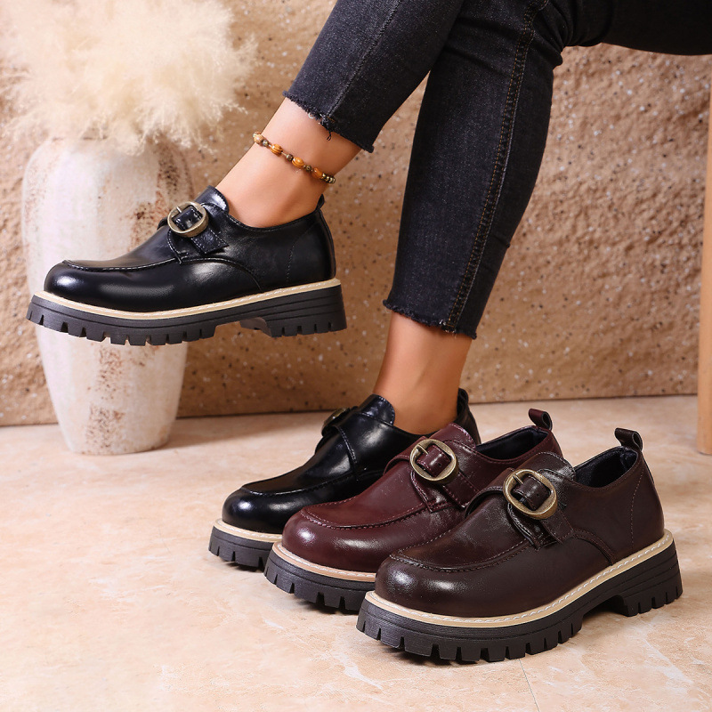 Loafer Thick-soled Single-layer Shoes For Women foto 5