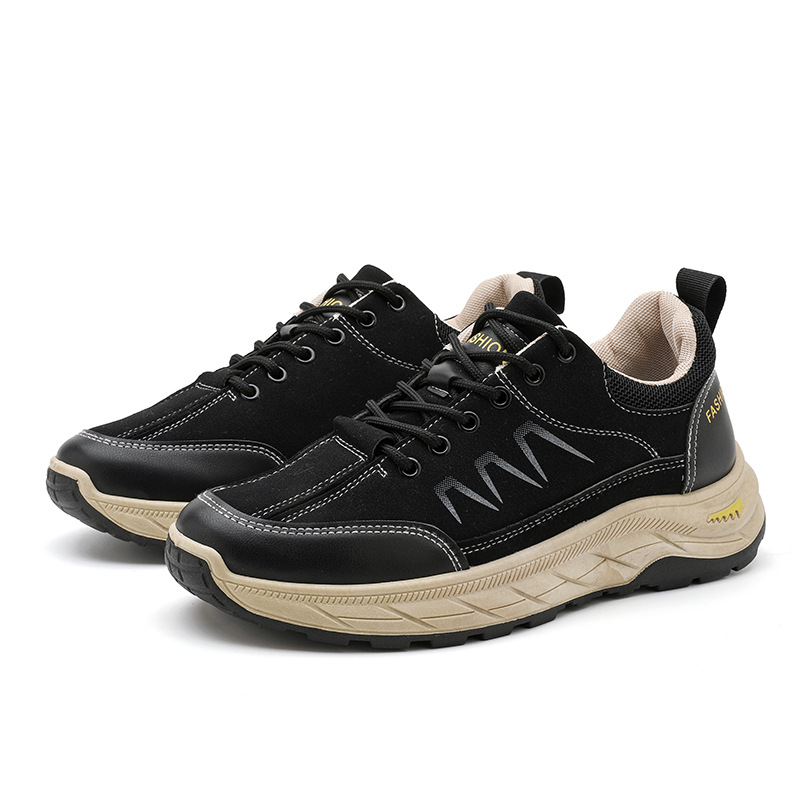 Mens Casual Plus-size Waterproof Thick-soled Sneakers foto 5