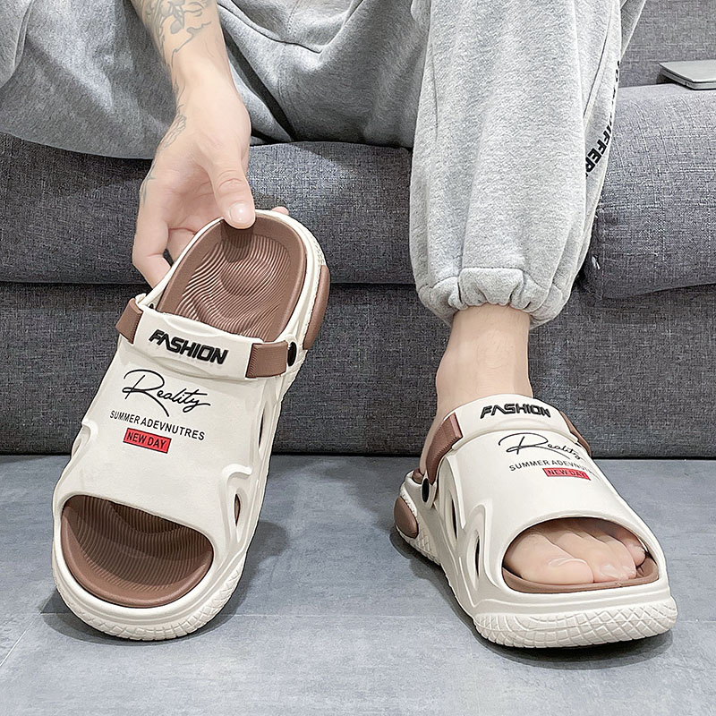 Slippers Men's Summer Outdoor Slip-on Sandals foto 5