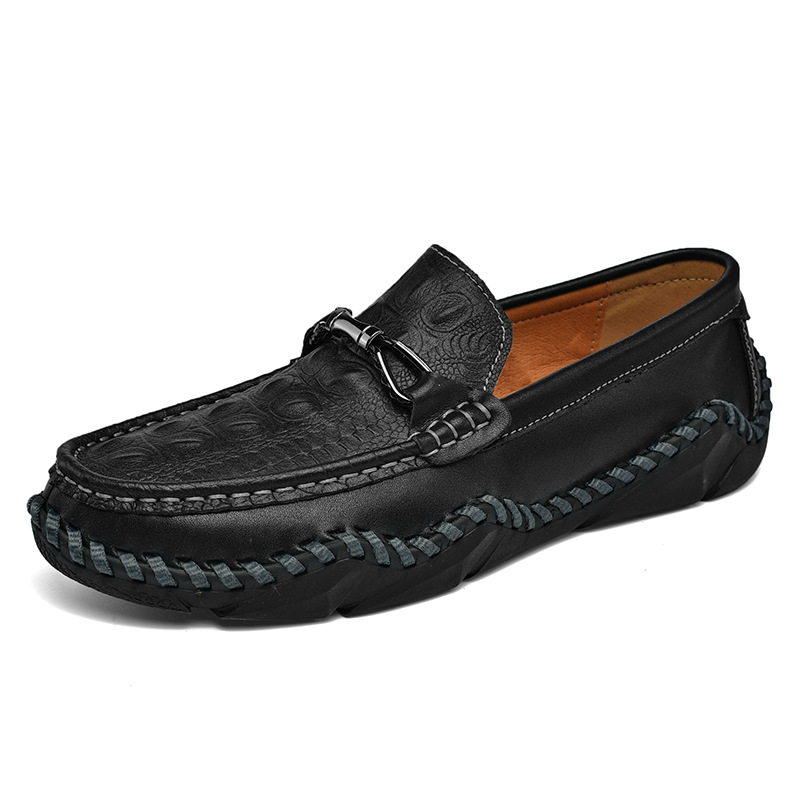 Driving Trendy Beanie Shoes Men's Cross-border Plus Size Loafers foto 4