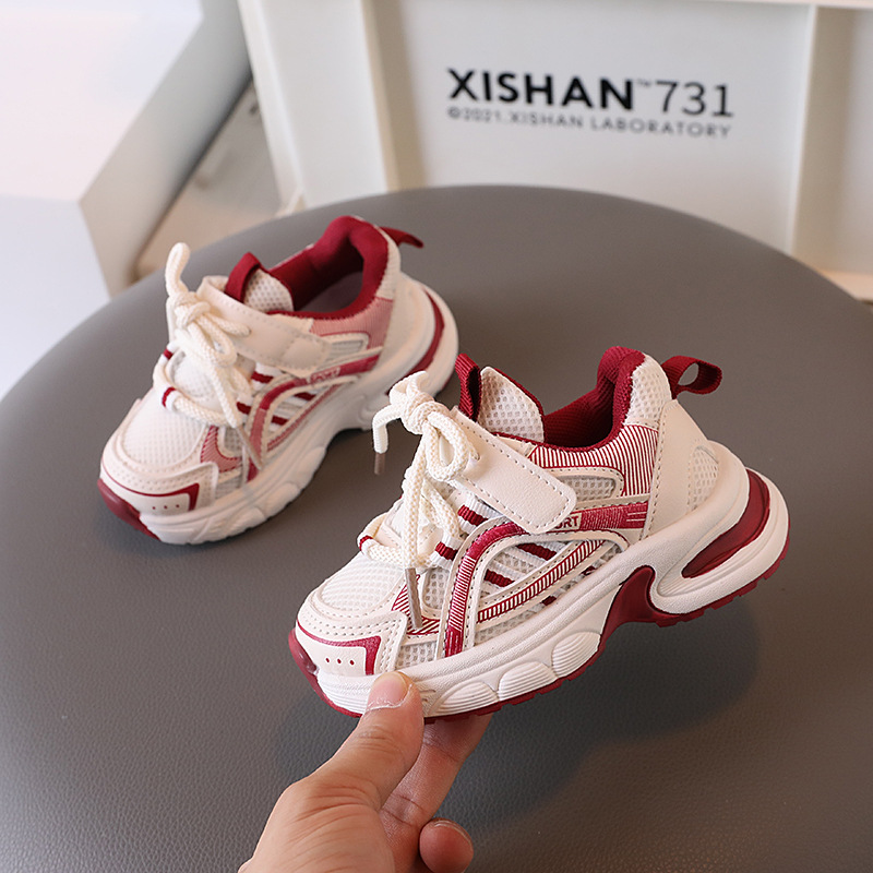 Mesh Breathable Baby Toddler Running Shoes Boys And Girls Dad Shoes foto 3
