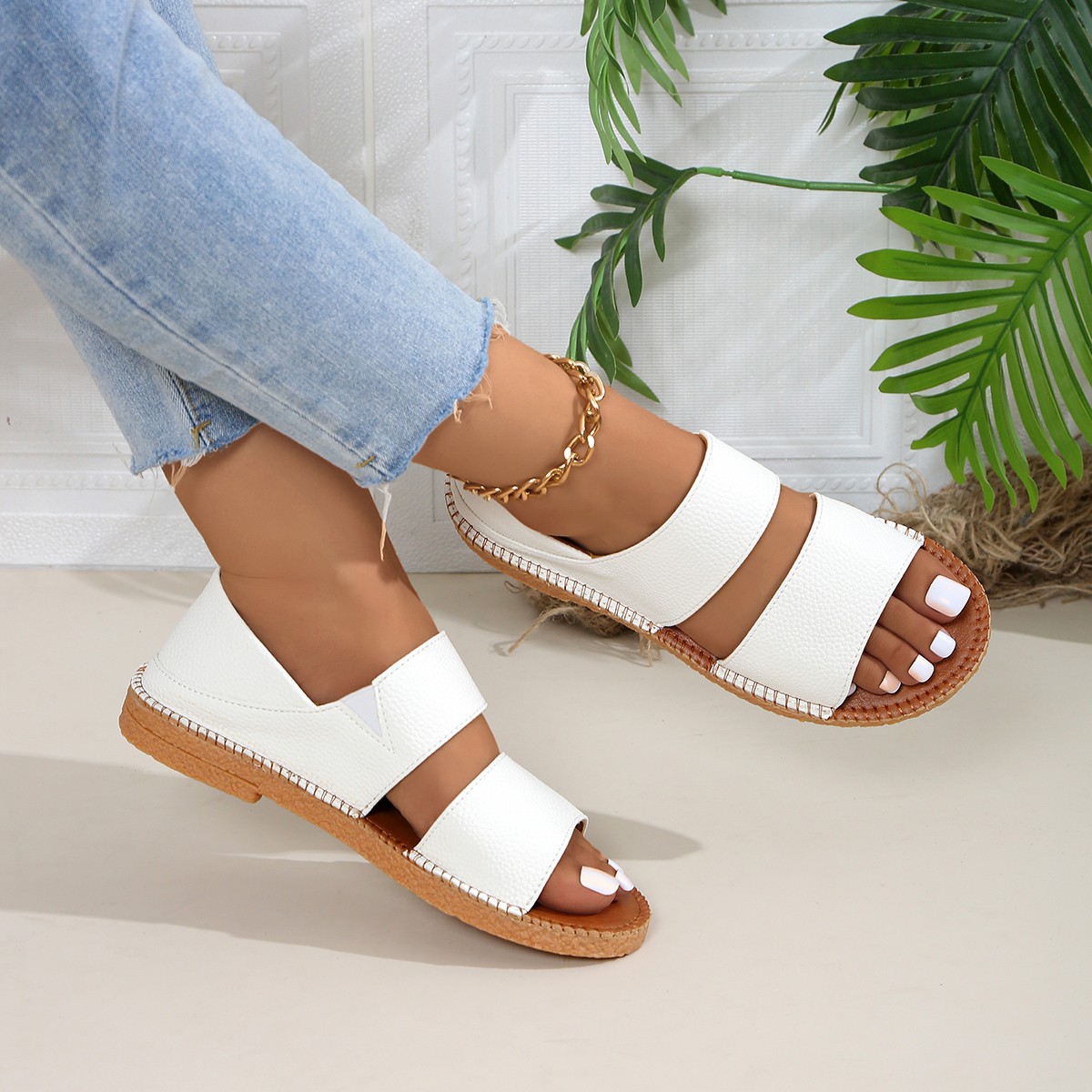 New Fairy-style Flat Soft Soled Sandals foto 4