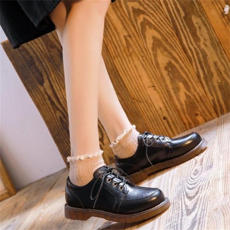 Preppy Style Retro Dress Mary Jane Women's Shoes foto 4