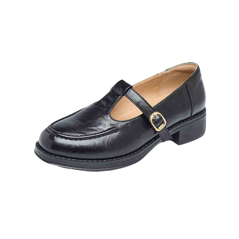 Women's Commuter French Platform Leather Shoes foto 5