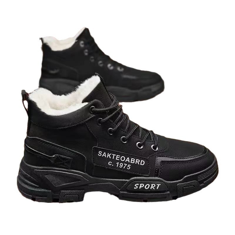 Martin Boots Fleece-lined Warm Waterproof Non-slip Snow Boots Men foto 2