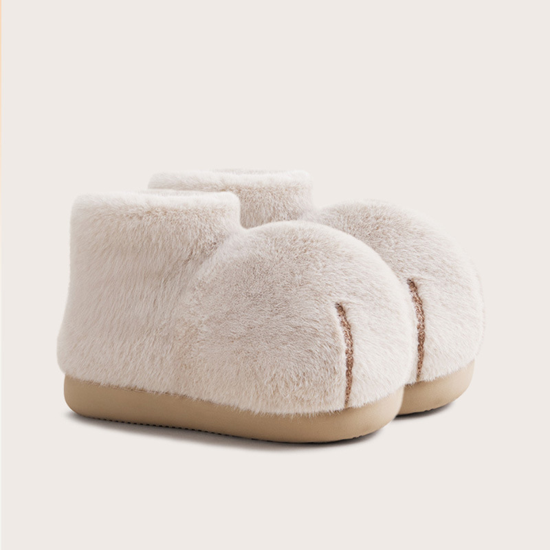 Women's Plush Mid-top Bag With Furry Cat Paw Snow Boots foto 2