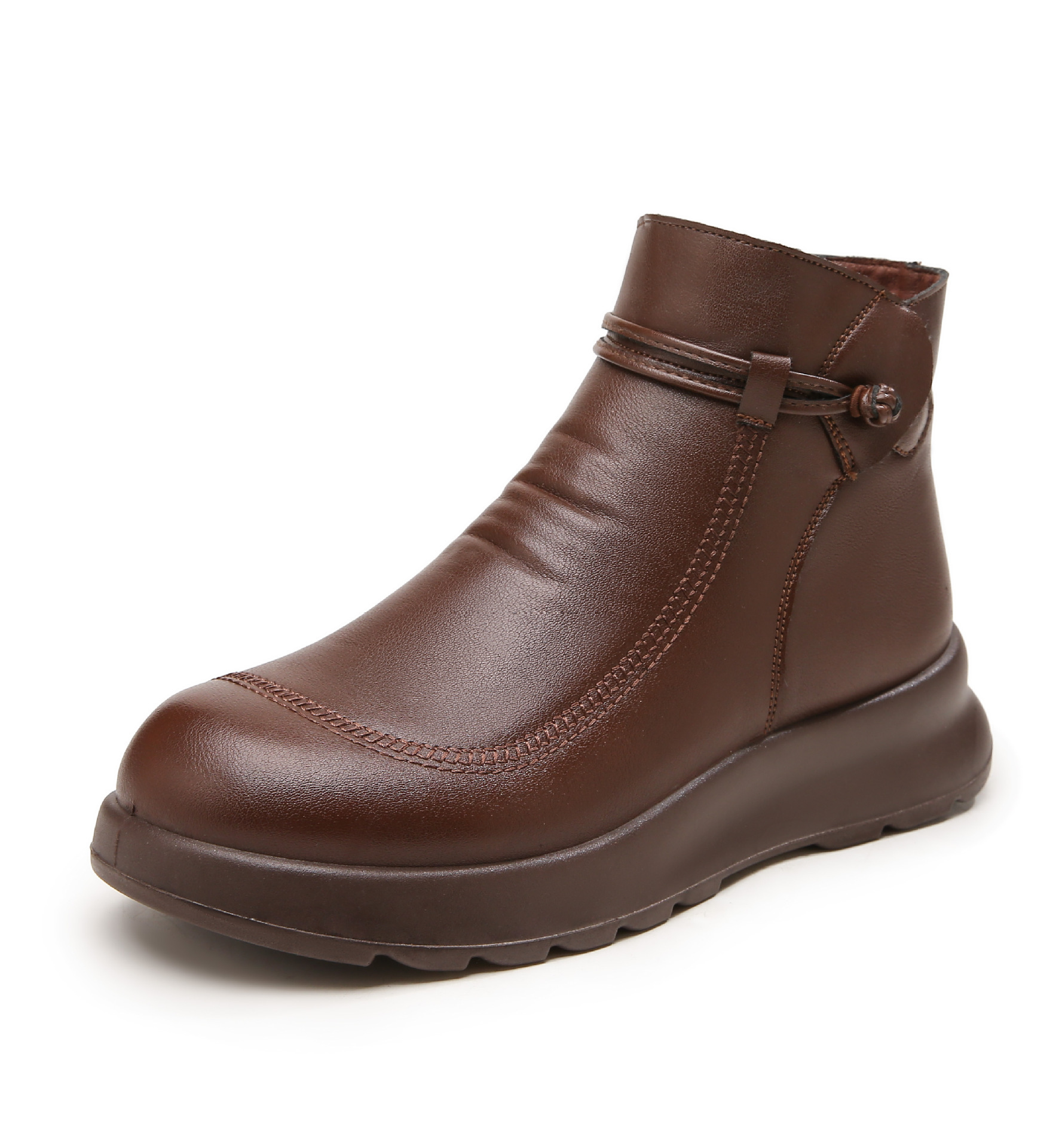 Fleece-lined Warm And Non-slip Winter Booties foto 3