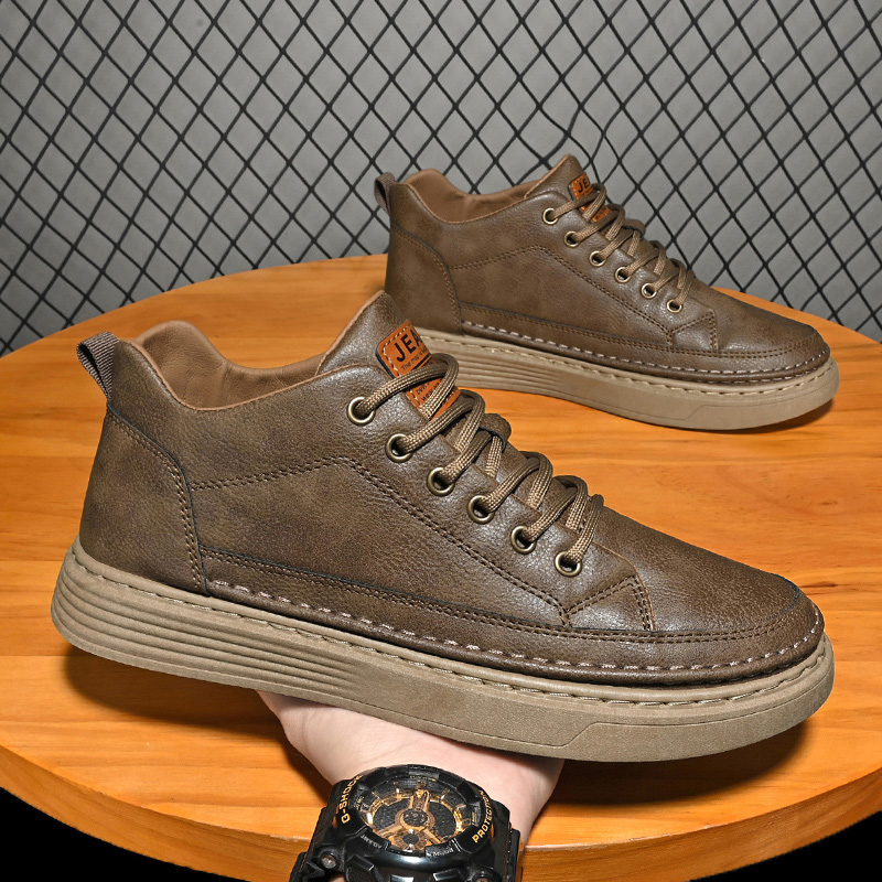 Men's Autumn Winter Fleece-Lined Warm Sneakers foto 4