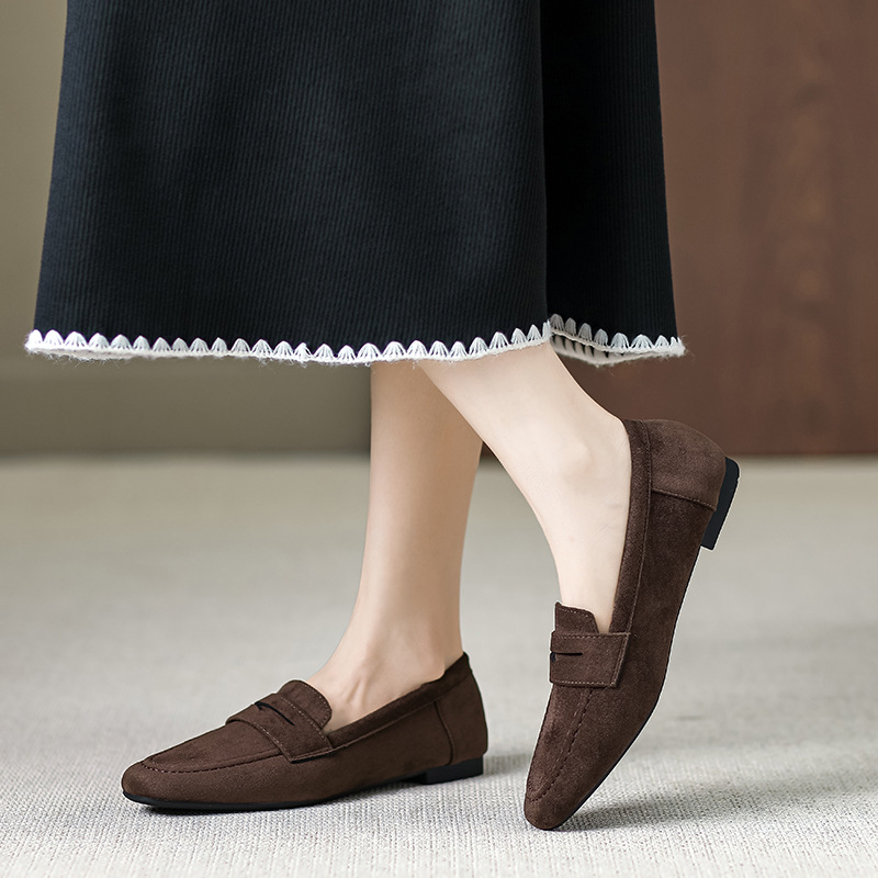 Retro French Style Versatile Loafers foto 3