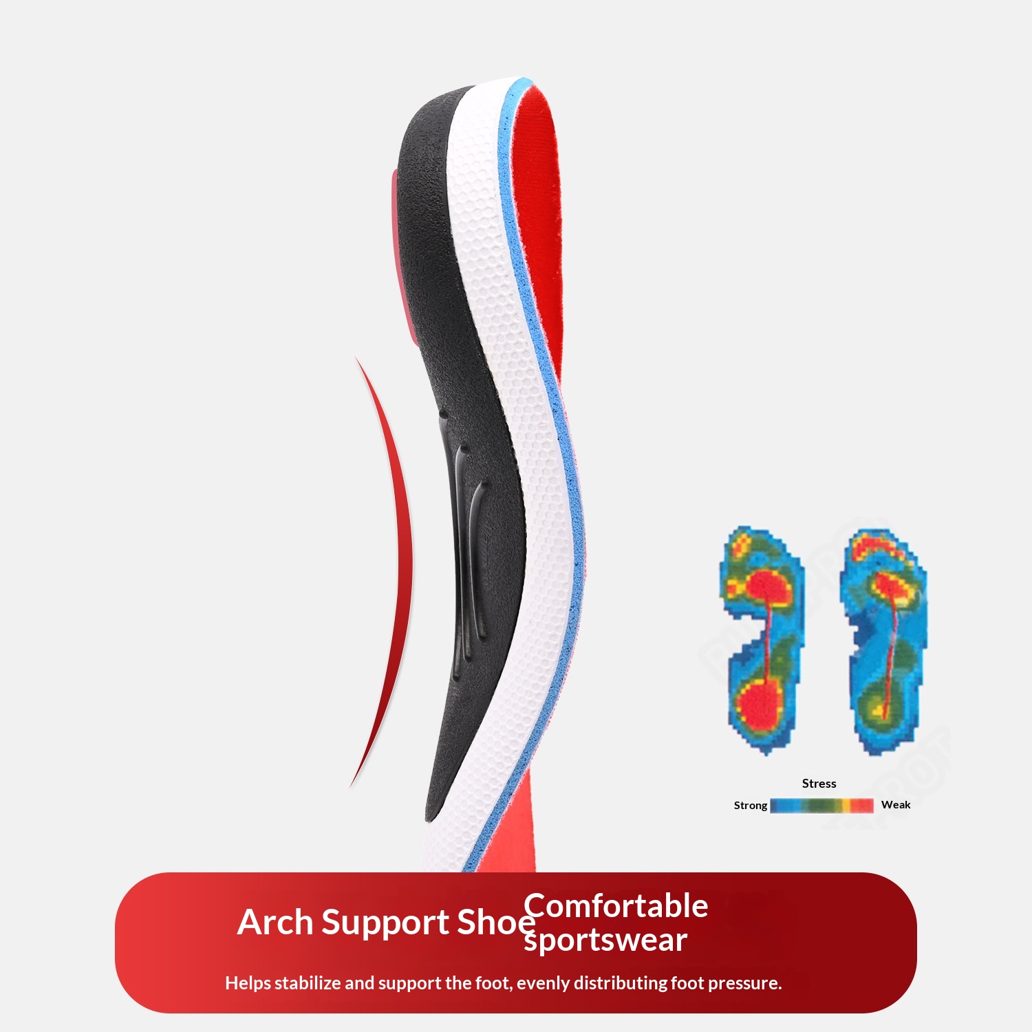 Flat Foot Insoles Foot Correcting Insoles For Childrens Feet foto 2