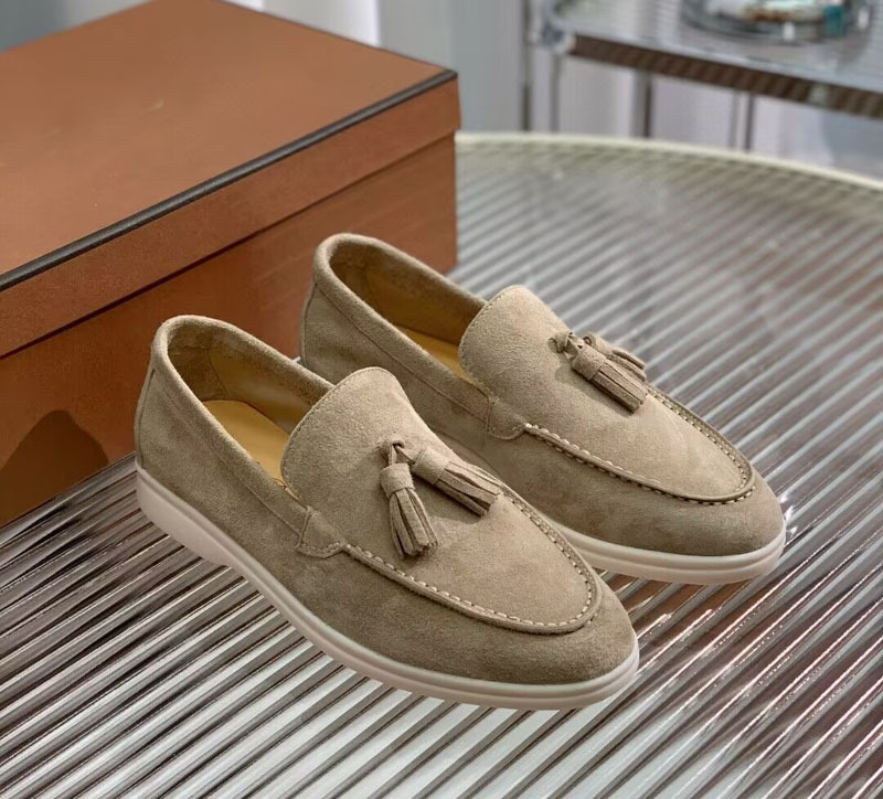 Fashion Suede Tassel Slip-on Loafers foto 4