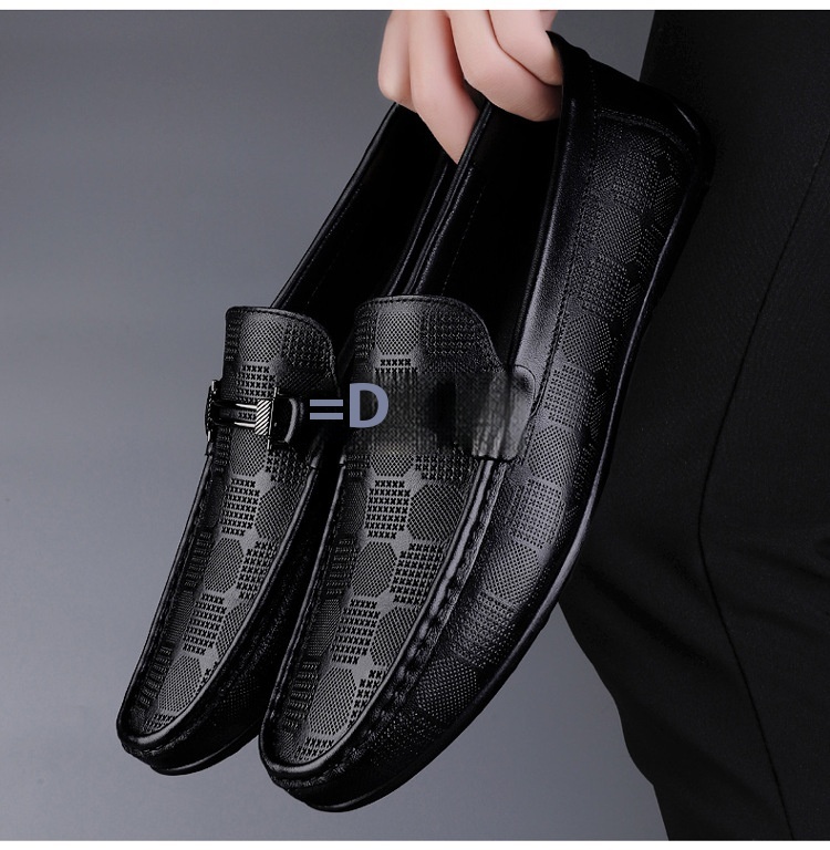 Business Casual First Layer Cowhide Leather Shoes Soft Leather Bottom foto 2