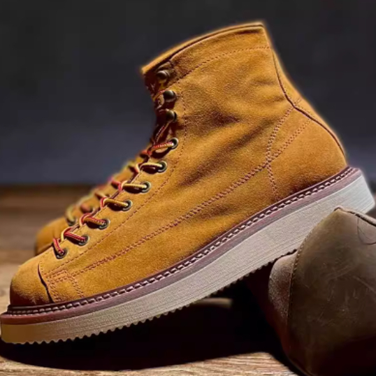 Chunky-soled High-top Retro British-style Trendy Short-shaft Biker Boots foto 3