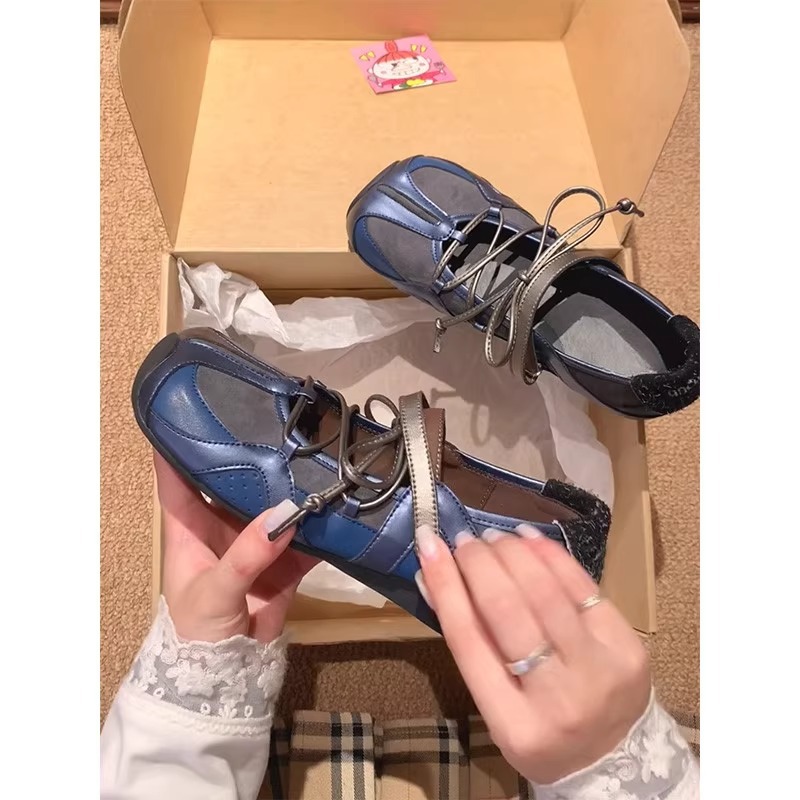 French Style Vintage Mary Jane Ballet Shoes foto 3