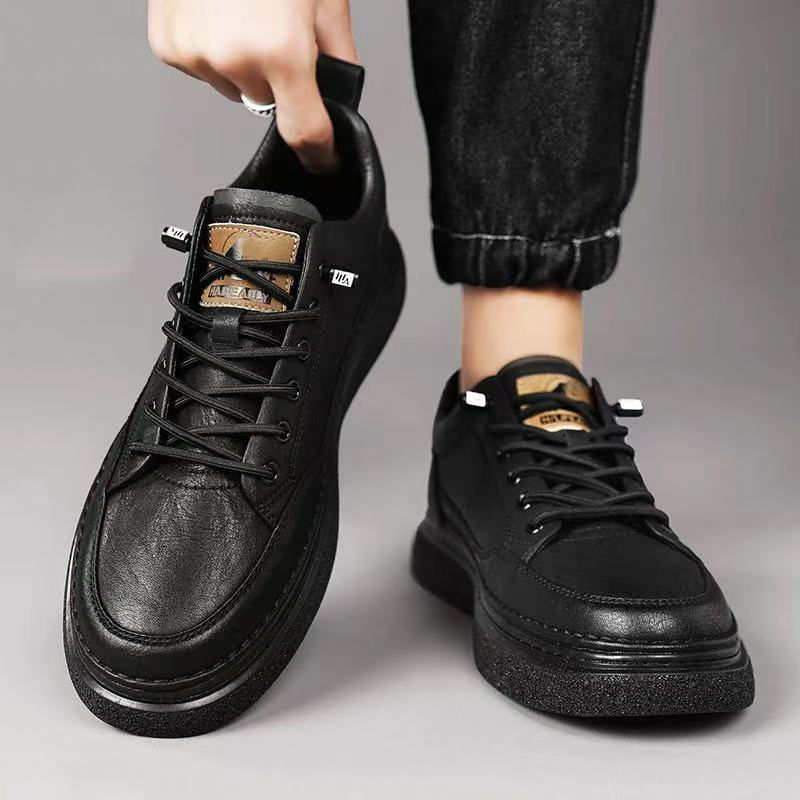 Men's All-match Black Sports Casual Shoes foto 5