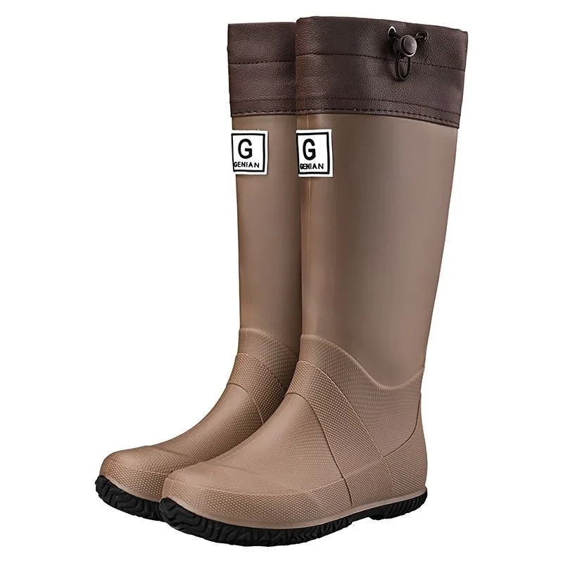 Men's And Women's High Non-slip Wear-resistant Rain Boots foto 5