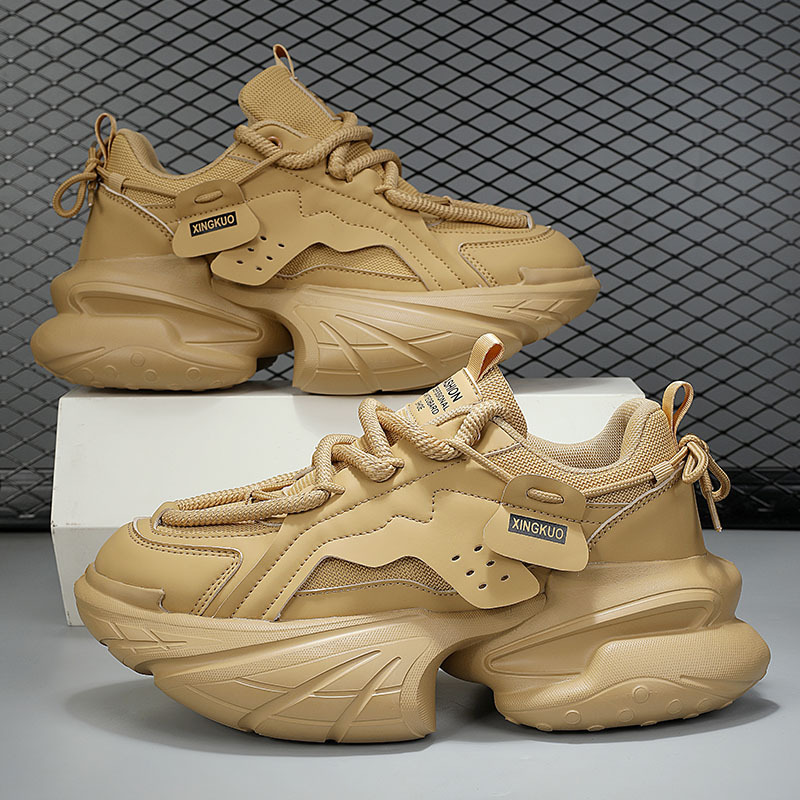 Mens Breathable Casual Height-enhancing Thick-soled Fashion Shoes foto 4
