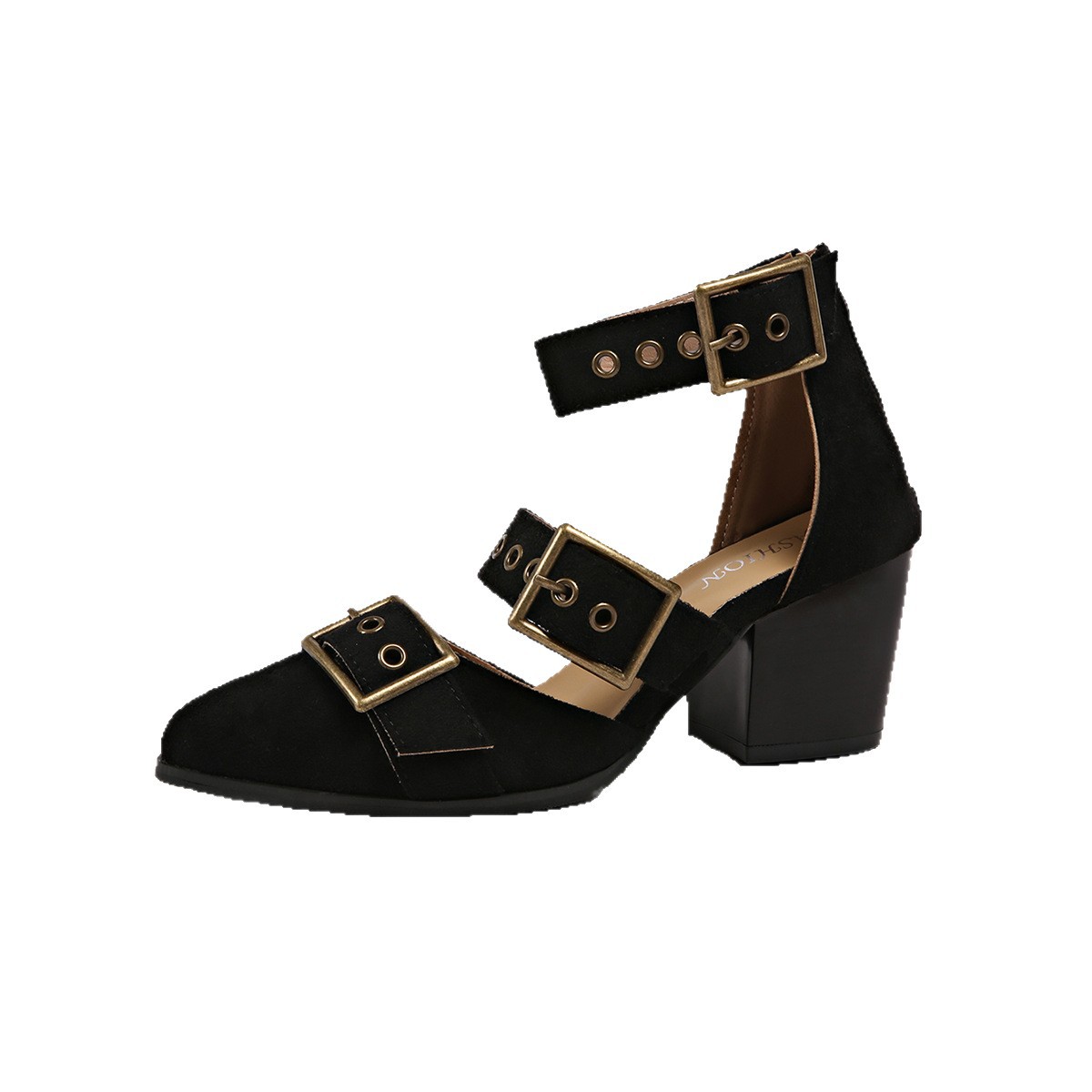 Pointed-toe Stiletto Heels With Rivets foto 4