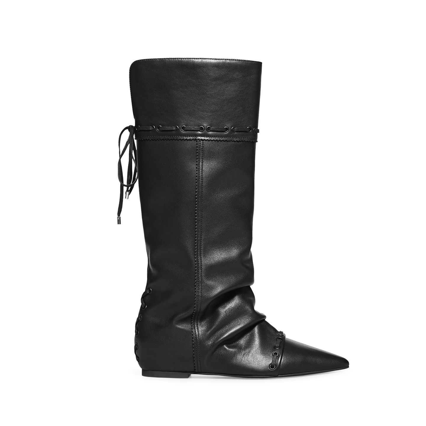 Women's Hidden-Heel Ankle Boots With Straps And Pointed Toes foto 5