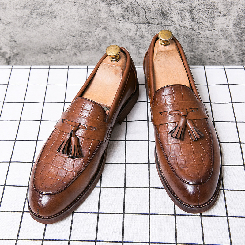 Men's Fashion Spring Leisure Leather Shoes foto 4