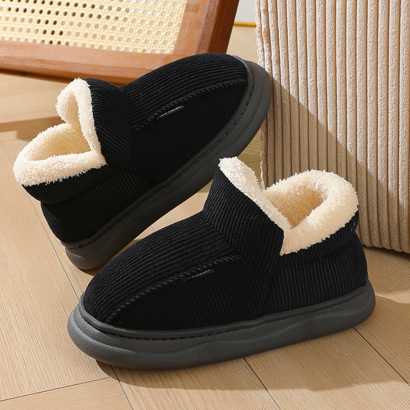 New Thickened Thermal Home Wear Indoor Ankle Wrap Cotton Shoes foto 2