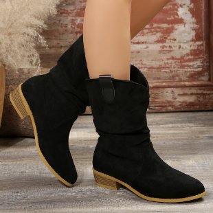Pointed Suede Boots For Women foto 3