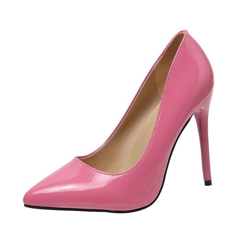Plus Size Women's Shoes High Heels Sexy Stiletto Heel Fruit Color foto 2
