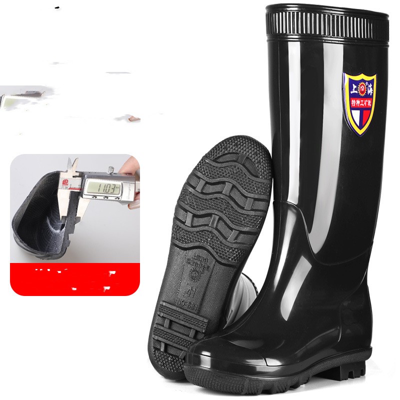 Men's Thick Labor Protection Rain Boots foto 4