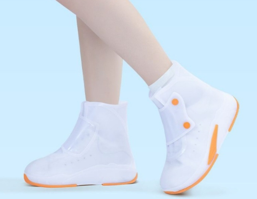 Non-slip Wear-resistant Shoes Bottom Rainy Silicone Rainproof Children's Rain Boots foto 4