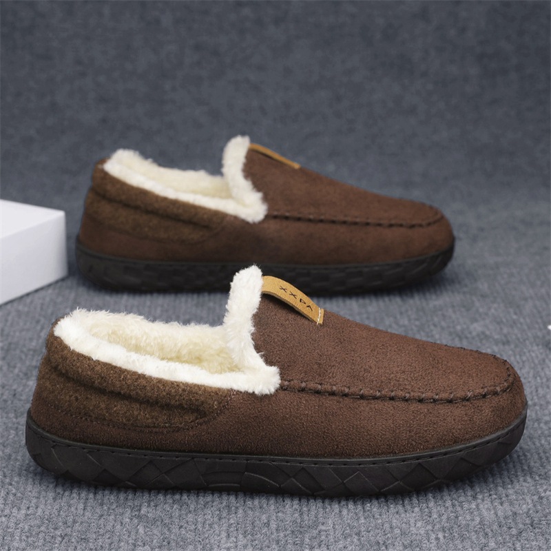New Mens Slip-on Snow Boots With Fleece Lining For Extra Warmth In Winter foto 4