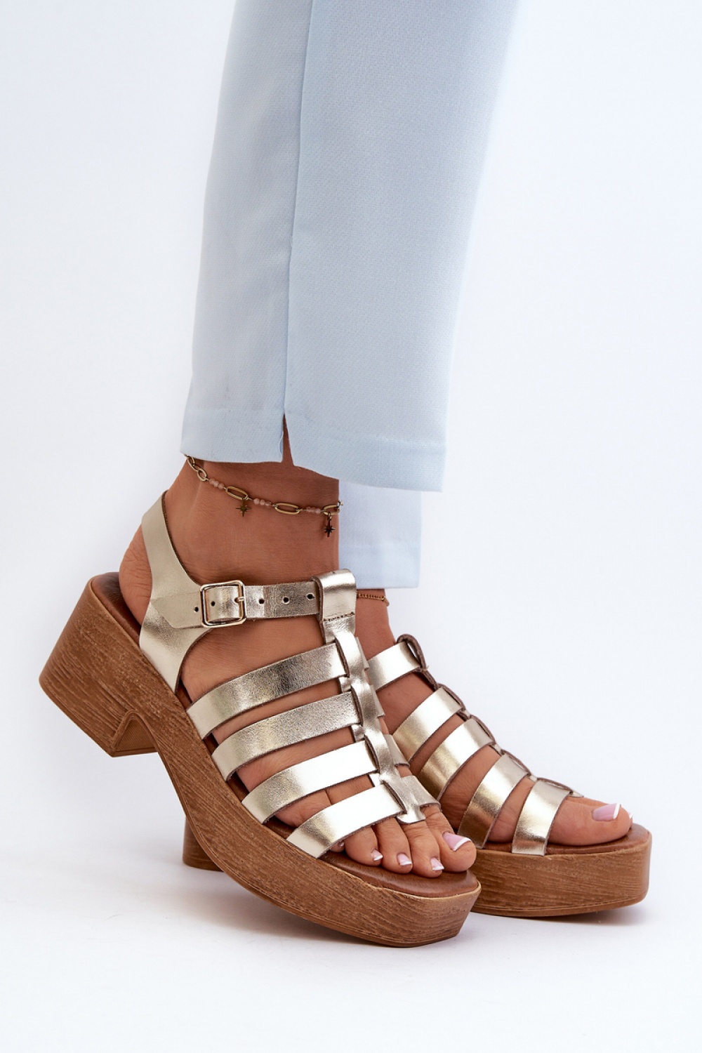 Sandalen op hak Step in style